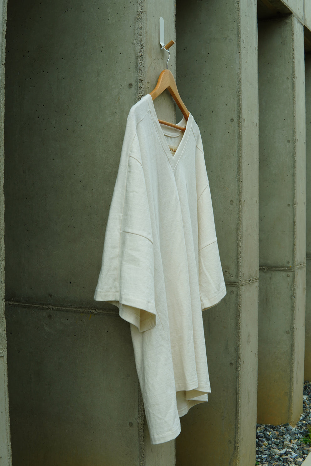 Oversized Bowl Tee - Natural