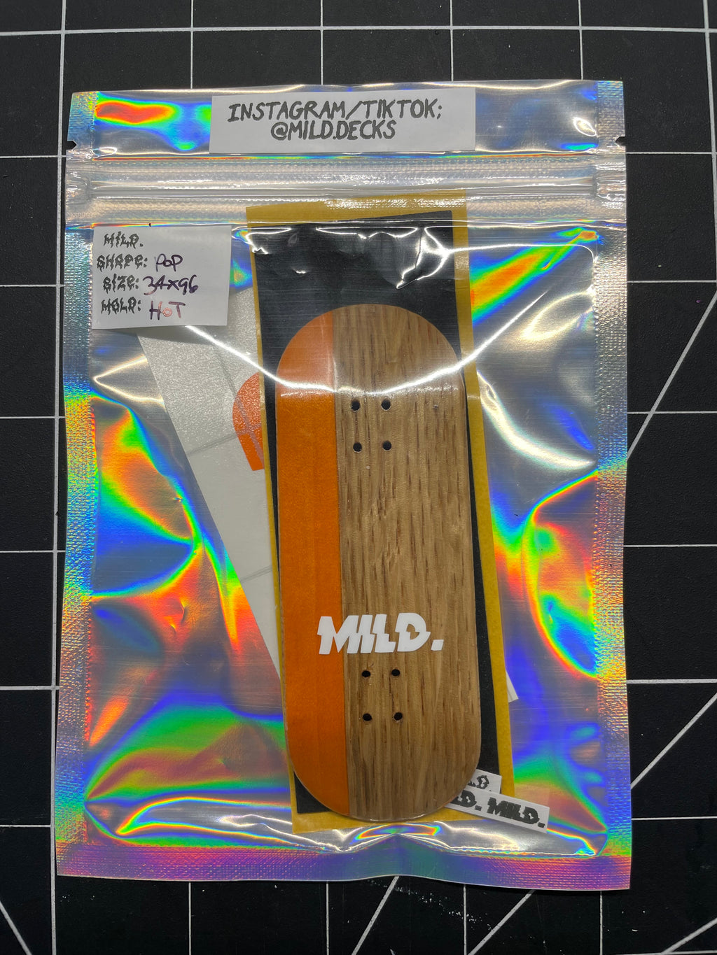 Mild Decks - Split Plies 핑거보드 데크