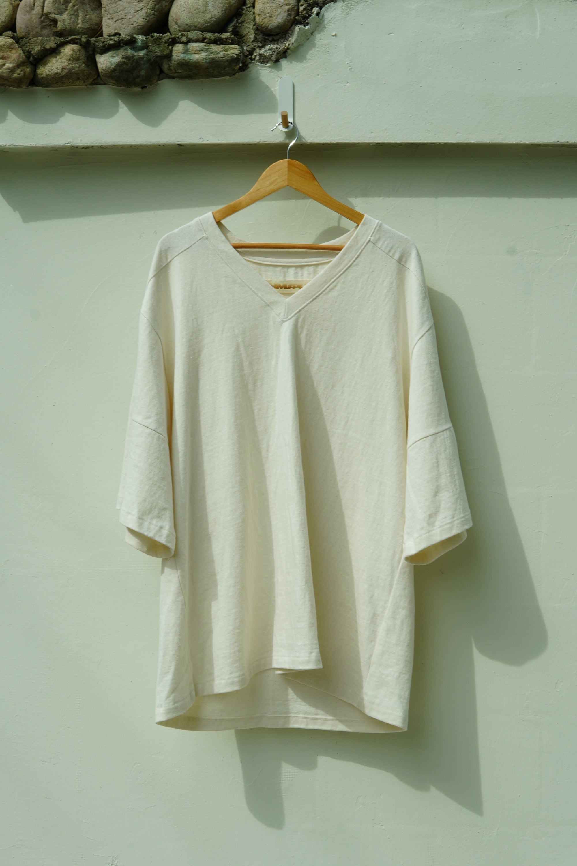 Oversized Bowl Tee - Natural