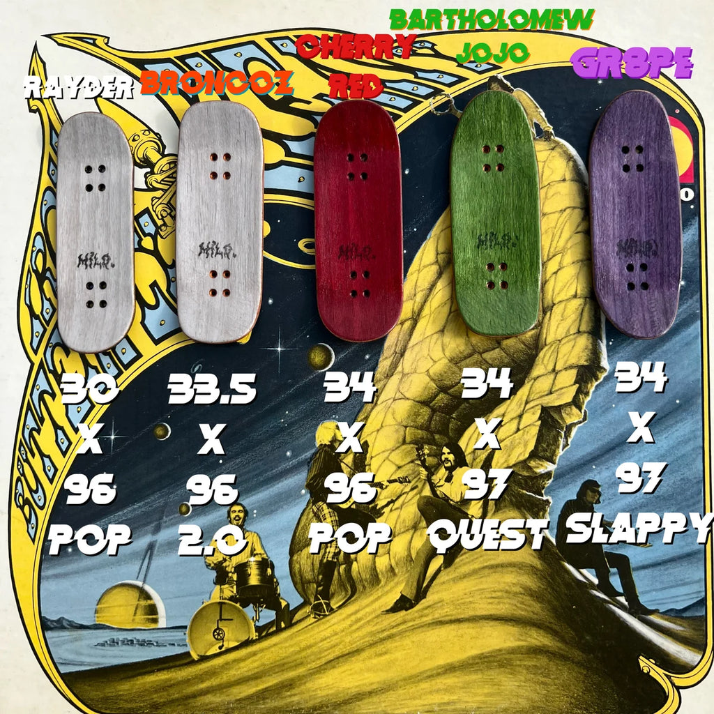 Mild Decks - Split Plies 핑거보드 데크