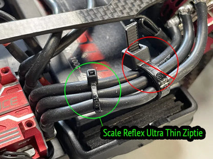 Reflex Mini Micro Zip Ties Ultra Thin Zip Ties - 50pk