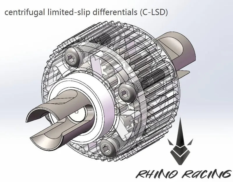 Rhino Racing Yokomo YD-2 Active Diff (Centrifugal) C-LSD Differential Unit - Aluminum